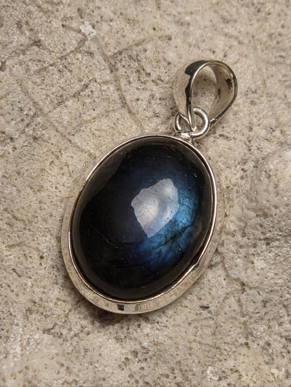 Labradorite Sterling Silver Pendant